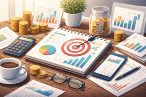 Objetivos financeiros para 2026: estratégias de organização, priorização e conquista